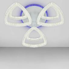 Люстра стельова світлодіодна LED Light House SC-19179A/3+3C WH+PK/BU/PL 132W+10W 2.4G D620*160, колір білий