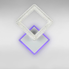 Настінний світильник світлодіодний Бра Light House SC-19180/1W WH+PK/BU/PL 16W+10W 240*320*100 білий