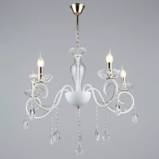 Люстра підвісна свічки Light House SR-19196/5 WT+FGD D710*H610/H900 E14 колір білий + золото