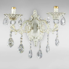 Настінний світильник Бра свічки класичний Light House SH-17042/2WL YL W230*L400*H320 E14 білий із золотом