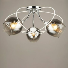 Стельова люстра Light House SRS-19220/3 хром, плафони сірі