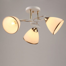 Люстра стельова Light House SRS-19223/3 біла із золотом