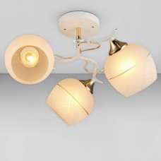 Люстра стельова Light House SRS-19238/3 білий + золото
