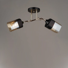 Люстра стельова Light House SRS-19244/2 чорний + золото