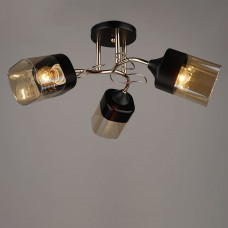 Стельова люстра Light House SRS-19244/3 чорний + золото