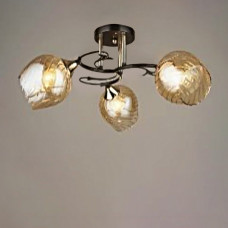 Люстра стельова Light House SRS-19245/3 чорний + золото