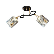 Люстра стельова Light House SRS-19246/2 чорний + золото