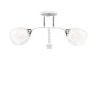 Зображення Люстра стельова Light House SRS-19251/2 білий + хром, плафон білий + прозорий ИМ Light-Deco 