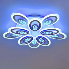 Люстра світлодіодна стельова LED Light House SRS-19259/5+5 100W, колір білий