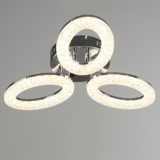 Люстра світлодіодна стельова LED Light House SRS-19263/3 CH 36W, колір хром