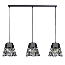 Светильник подвесной Атмолайт Floret C170-660-3 Black черный