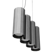 Світильник підвісний Атмолайт Lumia Combo GA4 P75-200 MoireSilver Муар сріблястий