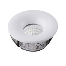 Світильник точковий вбудований HOROZ ELECTRIC LED "BIANCA" 3W 4200K (нейтральне світло), білий