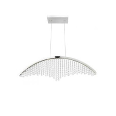 Люстра підвісна світлодіодна HOROZ ELECTRIC "VOYAGER-18" 18W LED 4000К (нейтральне світло), хром