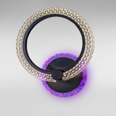 Настінний світильник світлодіодний Бра Light House SC-19274/1W BK PK/BU/PL 22W+8W 270*320*90 чорний