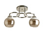 Зображення Люстра стельова Light House SH-19277/2A CR 420*150*230 E27*2 колір хром, плафони димчастий ИМ Light-Deco 