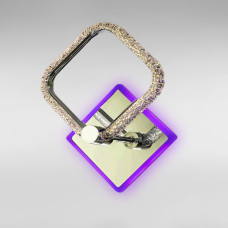 Настінний світильник світлодіодний Бра Light House SC-19287/1W CR PK/BU/PL 22W+10W 300*220*100 хром