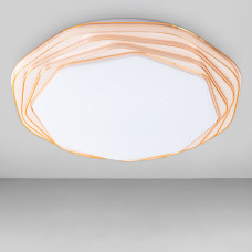 Люстра стельова світлодіодна LED Light House SRS-19303 48W (AMBER) колір білий + бурштиновий