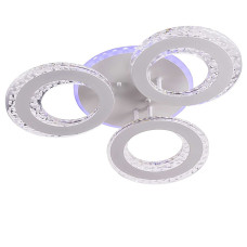 Люстра стельова світлодіодна  LED Light House SRS-19237/3 WH (RGB) 114W+7W, колір білий