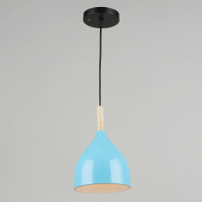 Люстра підвісна Light House SRS-19241/1H BK+BLUE колір чорний, плафон блакитний