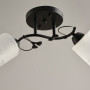 Зображення Люстра стельова Light House SRS-19245/2 колір чорний, плафони білі з візерунком ИМ Light-Deco 1 