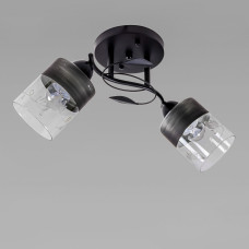 Люстра стельова Light House SRS-19246/2 колір чорний, плафони чорні з прозорим