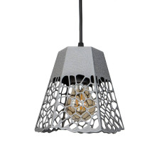 Светильник подвесной Атмолайт Floret P170 MoireSilver серебристый муар 