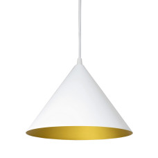 Світильник підвісний Атмолайт Mont P250 White/Gold колір білий із золотом