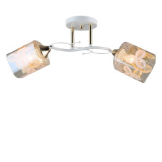Люстра стельова Light House SR-19327/2 FGD+WT L550*W180*H220 E27 колір золото+білий