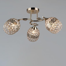 Люстра стельова Light House SR-19346/3 FGD D560*H240 E27 золото