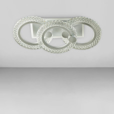 Люстра стельова світлодіодна LED Light House SC-19273/2+1C WH PK/BU/PL 42W+14W 440*200*130, колір білий