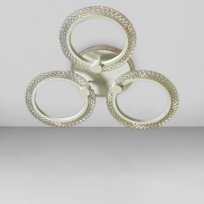 Люстра стельова світлодіодна LED Light House SC-19274/3C WH PK/BU/PL 66W+16W 2.4G Ф630*90, колір білий