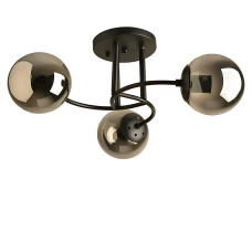 Люстра стельова Light House SH-19381/3 BK 520*520*220 E27*3 чорний
