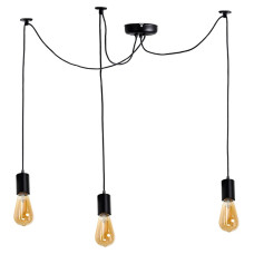 Люстра павук навісна Атмолайт Spider-3 Black колір чорний