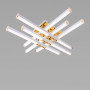 Зображення Люстра стельова світлодіодна LED Light House SRS-19441/6 WT+GD 78W біла зі злотим ИМ Light-Deco 1 