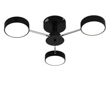 Люстра стельова LED Light House SY-19495/3 BK+CR D680*H120 72W PULT DU чорний