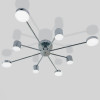 Люстра потолочная светодиодная LED Light House SY-18898/8 CR 1000*130 96W хром