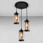 Зображення Люстра підвісна Light House SRS-19511/3 BK колір чорний, плафон бурштиновий ИМ Light-Deco 1 