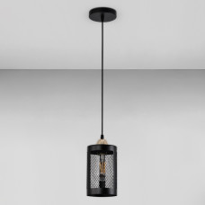 Люстра підвісна Light House SRS-19512/1 BK+FGD колір чорний + золото