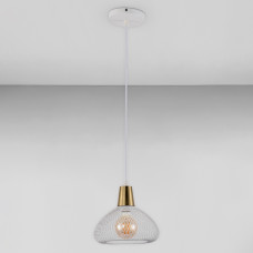 Люстра підвісна Light House SRS-19513/1 WH+COPPER колір білий + мідний