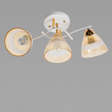 Люстра стельова Light House SRS-19517/3 WT+FG білий + золото