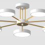 Зображення Люстра стельова світлодіодна Light House SRS-19521/7 WT+FGD, колір білий + золото ИМ Light-Deco 1 