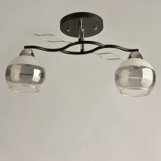 Люстра стельова Light House SH-19531/2 BK+CR 480*180*240 колір чорний + хром