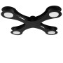 Зображення Світильник стельовий Атмолайт Molecula GX53 C4-310 Black чорний ИМ Light-Deco 
