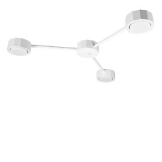 Люстра стельова (стельовий світильник) Атмолайт Quant GX53 C3-350 White білий