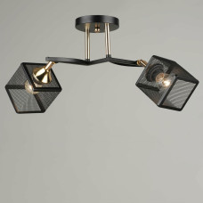 Люстра стельова Light House SRS-19540/2 чорна + золото