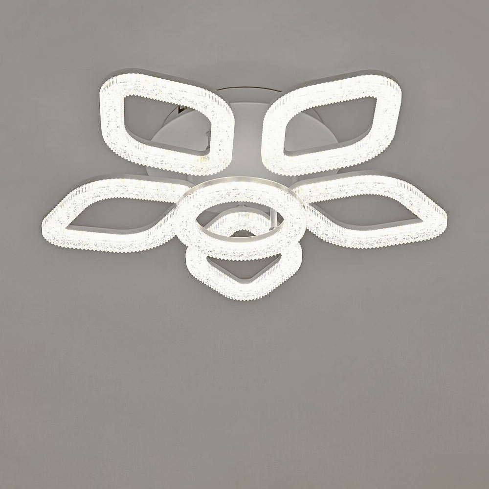 Зображення Люстра стельова світлодіодна Light House SRS-19563/5+1, колір білий ИМ Light-Deco 1 