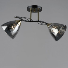 Люстра стельова Light House SRS-19587/2 COFFEE+FGD кавовий + золото
