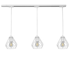 Світильник підвісний трековий Атмолайт Track-3 Bevel TP165-1000-3 White білий