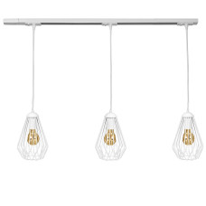 Світильник підвісний трековий Атмолайт Track-3 Dribble TP160-1000-3 White білий